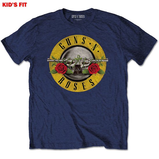 Guns N Roses · Guns N' Roses Kids T-Shirt: Classic Logo (9-10 Years) (T-shirt) [size 9-10yrs] [Blue - Kids edition]