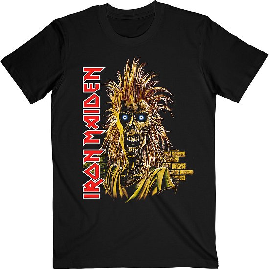 Iron Maiden Unisex T-Shirt: First Album 2 - Iron Maiden - Merchandise -  - 5056368673405 - 