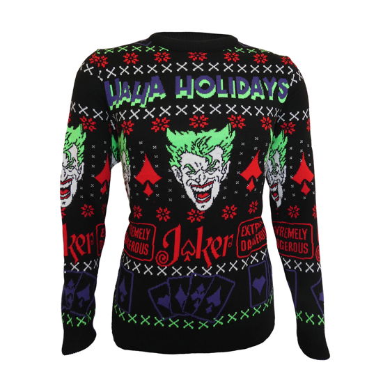 DC Comics Sweatshirt Christmas Jumper Joker - HaHa - DC Comics - Merchandise -  - 5056463457405 - 25. Oktober 2022