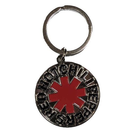 Red Hot Chili Peppers Keychain: Asterisk Logo Silver - Red Hot Chili Peppers - Merchandise -  - 5056737224405 - 