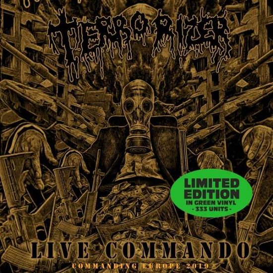 Cover for Terrorizer · Live Commando (LP) [Green Vinyl edition] (2020)