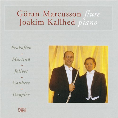 Cover for Marcusson / Kallhed · Sonatas for Flute and Piano (CD) (2021)