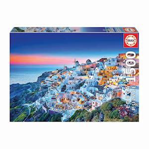 Cover for Puzzle · 1500 Pieces - Santorini (80-19040) (Toys)