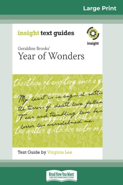 Cover for Virginia Lee · Geraldine Brooks' Year of Wonders (Paperback Book) (2013)