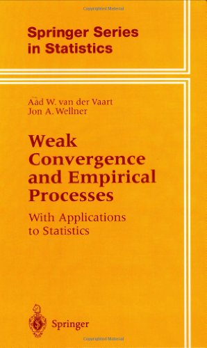 Cover for Aad Van Der Vaart · Weak Convergence and Empirical Processes: With Applications to Statistics - Springer Series in Statistics (Hardcover Book) [1st ed. 1996. Corr. 2nd printing 2000 edition] (1996)