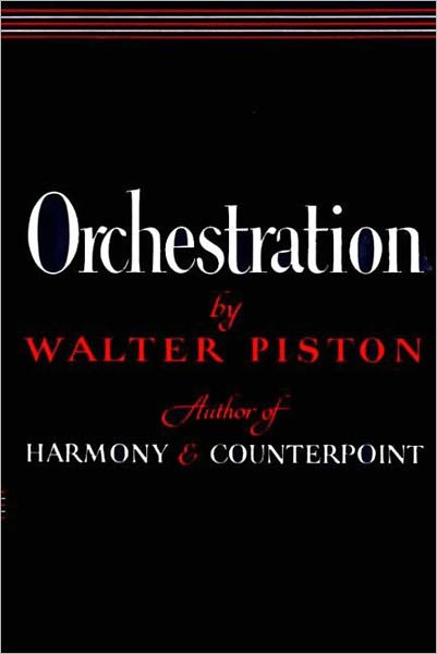 Cover for Walter Piston · Orchestration (Paperback Book) (1955)