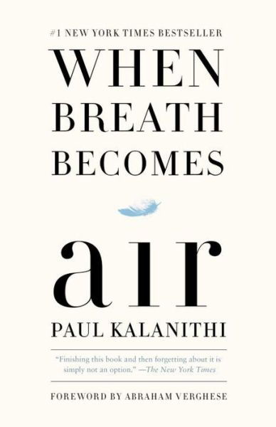 Cover for Paul Kalanithi · When Breath Becomes Air (Taschenbuch) (2017)