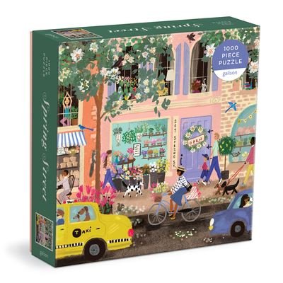 Cover for Galison · Spring Street 1000 Pc Puzzle In a Square box (GAME) (2022)