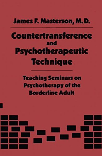 Cover for Masterson, M.D., James F. · Countertransference and Psychotherapeutic Technique: Teaching Seminars (Paperback Bog) (2014)