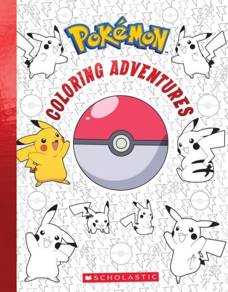 Cover for Scholastic · Pokemon Coloring Adventures (Pocketbok) (2020)