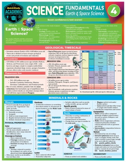Science Fundamentals 4 - Earth & Space - Inc. BarCharts - Livros - Barcharts, Inc - 9781423249405 - 29 de setembro de 2023