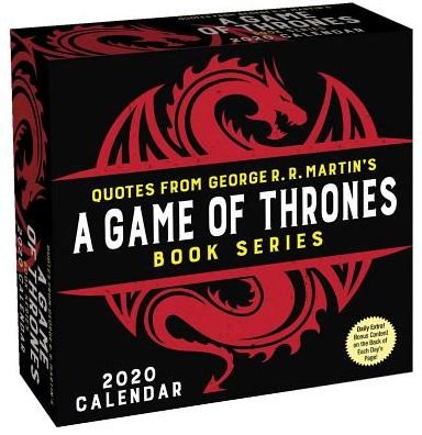 Quotes from George R. R. Martin's Game of Thrones Book Series 2020 Day-to-Day Calendar - George R R Martin - Merchandise - Andrews McMeel Publishing - 9781449498405 - 1. august 2019