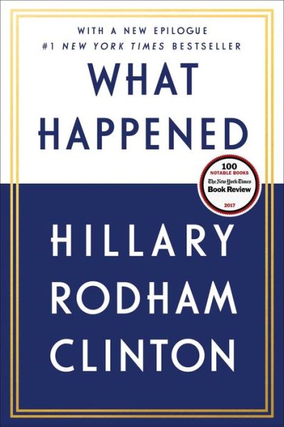 What Happened - Hillary Rodham Clinton - Książki - Simon & Schuster - 9781501178405 - 18 września 2018