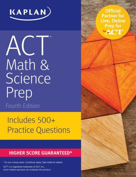 Cover for Kaplan Test Prep · Kaplan Test Prep:ACT Math &amp; Science Pre (Buch) [Fourth edition] (2017)