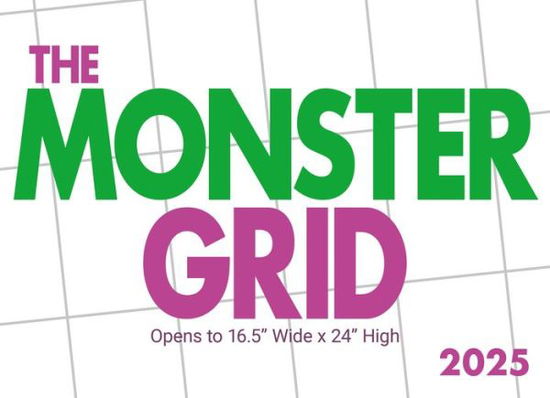 Cover for Carousel Calendars · Monster Grid Deluxe Calendar 2025 (Paperback Book) (2024)