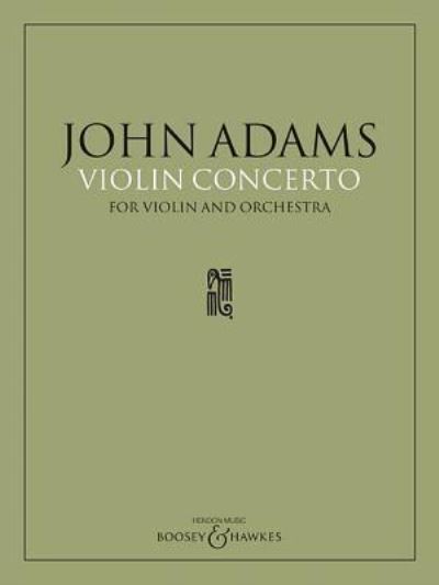 Cover for John Adams · Violin Concerto (Sheet music) (2006)