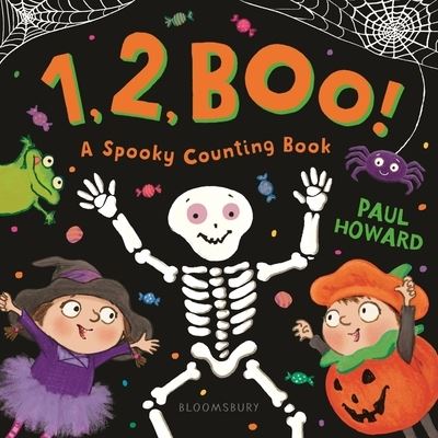 Cover for Paul Howard · 1, 2, Boo! (Board book) (2021)