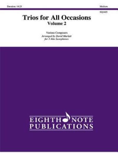 Cover for David Marlatt · Trios for All Occasions (Sheet music) (2016)