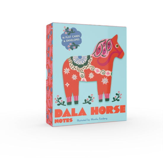 Dala Horse Notes: 16 Flat Cards and 16 Envelopes - Chronicle Books - Bøger - Chronicle Books - 9781797227405 - 26. september 2024