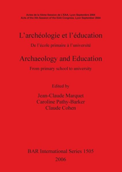 Cover for L' arche?ologie et l'e?ducation (Book) (2006)