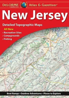 Cover for Rand McNally · Delorme Atlas &amp; Gazetteer: New Jersey (Taschenbuch) (2021)