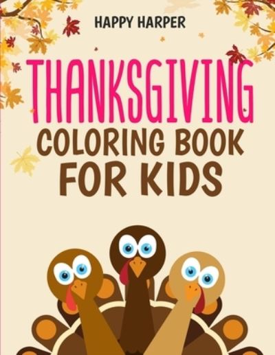 Harper Hall · Thanksgiving Coloring Book (Paperback Book) (2019)