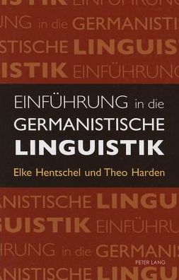 Cover for Theo Harden · Einfuehrung in die Germanistische Linguistik (Paperback Book) (2014)