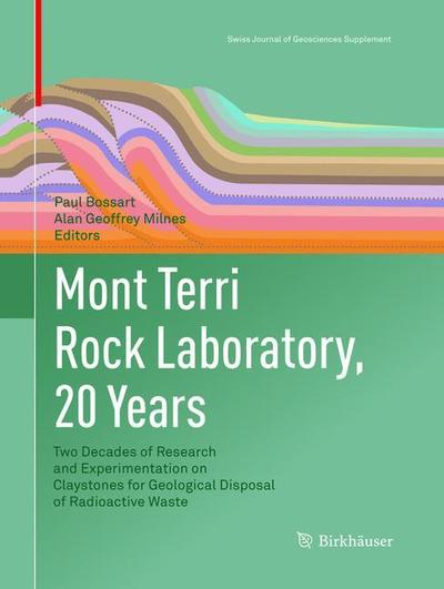 Cover for Mont Terri Rock Laboratory 20 Years (Book) [Softcover reprint of the original 1st ed. 2018 edition] (2019)