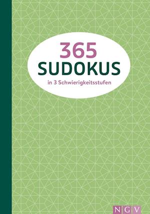 Cover for 365 Sudokus in 3 Schwierigkeitsstufen (Book) (2024)