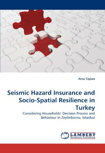 Cover for Arzu Taylan · Seismic Hazard Insurance and Socio-spatial Resilience in Turkey: Considering Households? Decision Process and Behaviour in Zeytinburnu, Istanbul (Paperback Book) (2010)