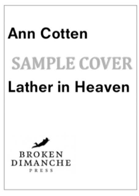 Cover for Ann Cotten · Lather In Heaven (Paperback Book) (2015)