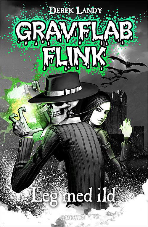 Cover for Derek Landy · Gravflab Flink, 2: Gravflab Flink - leg med ild (Paperback Book) [2e édition] [Paperback] (2008)