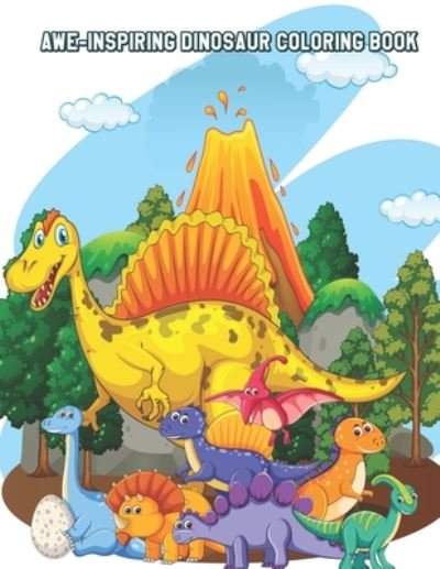 Cover for Beez Williams · Awe-Inspiring Dinosaur Coloring Book (Paperback Bog) (2020)
