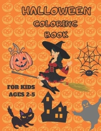 Cover for Art Book · Halloween Coloring Book for Kids Ages 2-5 (Paperback Bog) (2020)