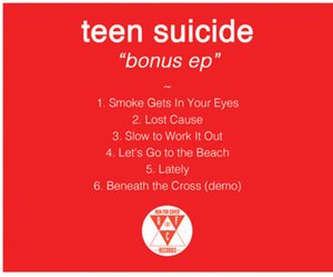 Cover for Teen Suicide · Bonus EP (12&quot;) [Coloured, EP edition] (2019)