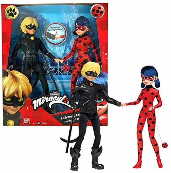 Cover for Bandai · Miraculous Ladybug und Cat Noir,ca. 26cm (Leketøy)