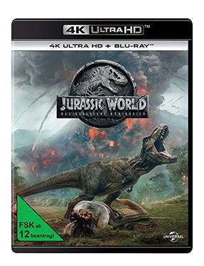 Jurassic World: Das Gefallene Königreich - Chris Pratt,bryce Dallas Howard,toby Jones - Filmy - UNIVERSAL PICTURE - 5053083165406 - 3 października 2018