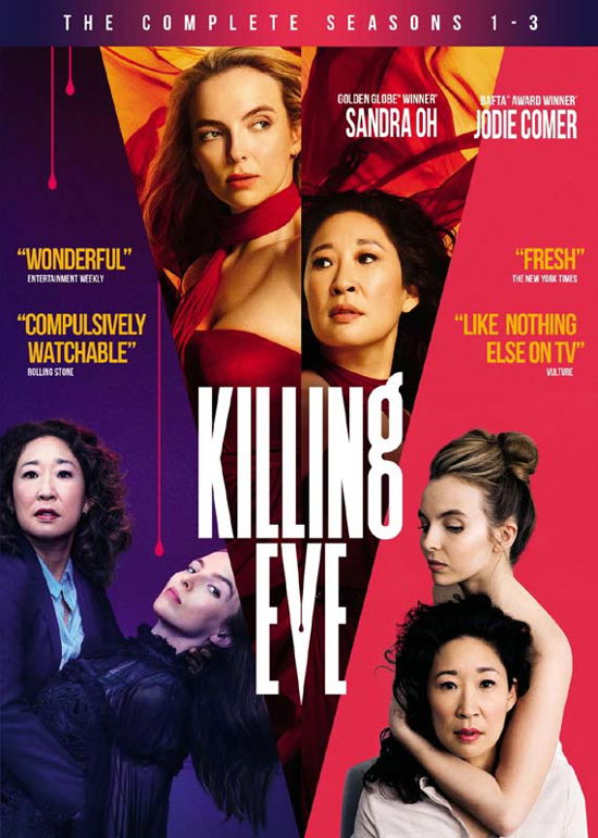 Cover for Killing Eve Seasons 1 to 3 [ed · Killing Eve 1-3 (DVD) (2020)