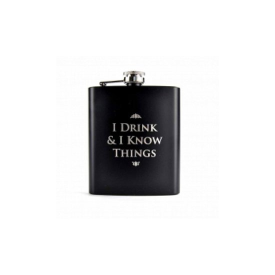 Game Of Thrones: I Drink And Know (Fiaschetta) - Game of Thrones - Merchandise - HALF MOON BAY - 5055453452406 - 25. marts 2019