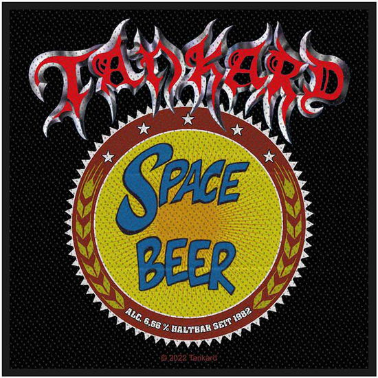 Tankard Standard Woven Patch: Space Beer - Tankard - Merchandise -  - 5056365718406 - 