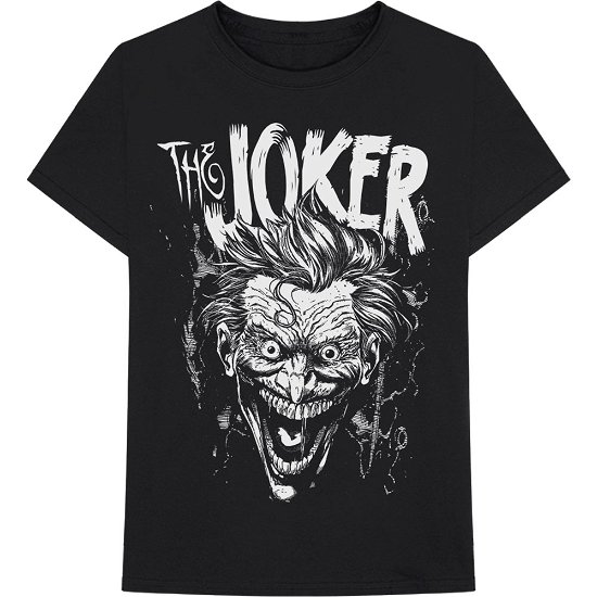 Cover for DC Comics · DC Comics Unisex T-Shirt: Joker Face (T-shirt) [size S] [Black - Unisex edition]