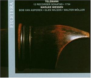 Recorder Sonatas - G.p. Telemann - Musique - ETCETERA - 8711525250406 - 19 juillet 2003