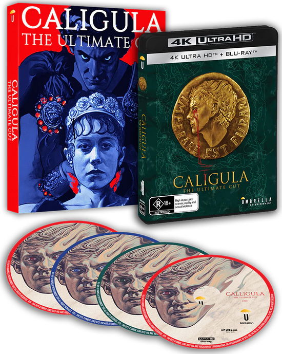 Caligula: the Ultimate Cut - Caligula: the Ultimate Cut - Elokuva - Umbrella Entertainment - 9344256030406 - perjantai 25. lokakuuta 2024