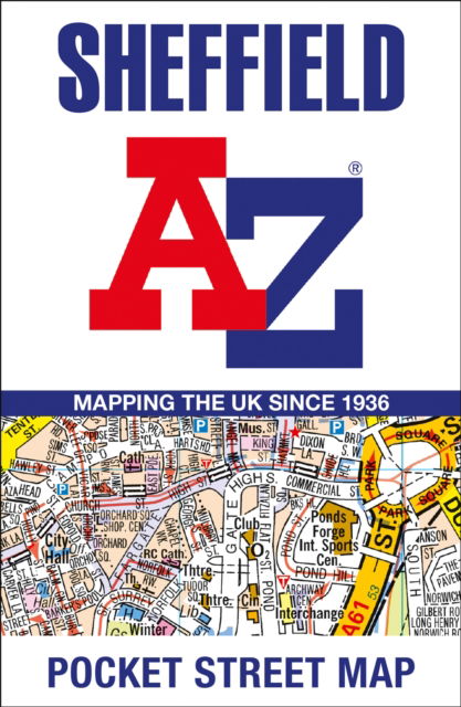 Cover for A-Z Maps · Sheffield A-Z Pocket Street Map (Kartor) [2 Revised edition] (2024)