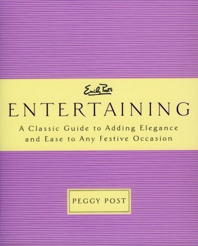 Cover for Peggy Post · Emily Post's Entertaining (Pocketbok) [1st edition] (1998)