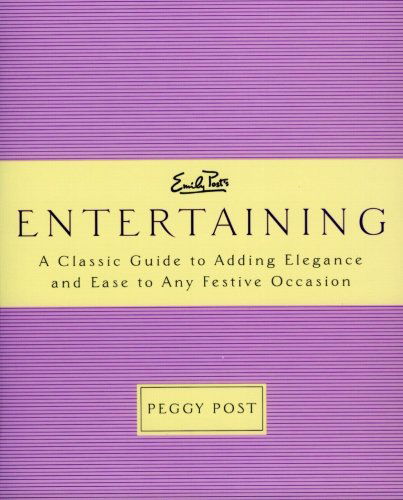 Cover for Peggy Post · Emily Post's Entertaining (Pocketbok) [1st edition] (1998)