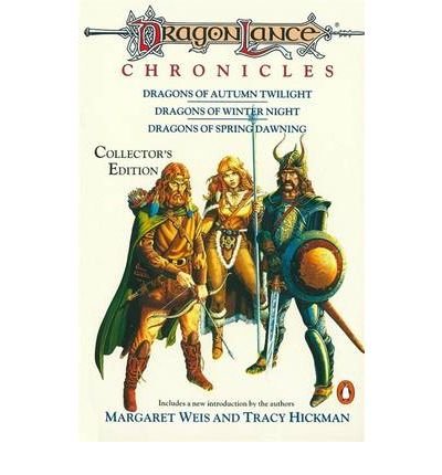Dragonlance Chronicles: Dragons of Autumn Twilight, Dragons of Winter Night, Dragons of Spring Dawning - Margaret Weis - Books - Penguin Books Ltd - 9780140115406 - October 17, 1988