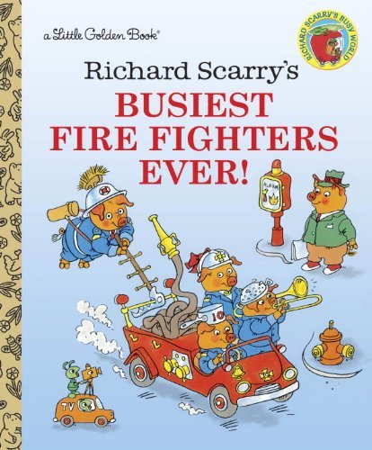 Cover for Richard Scarry · Richard Scarry's Busiest Firefighters Ever (Little Golden Books) (Gebundenes Buch) (1993)