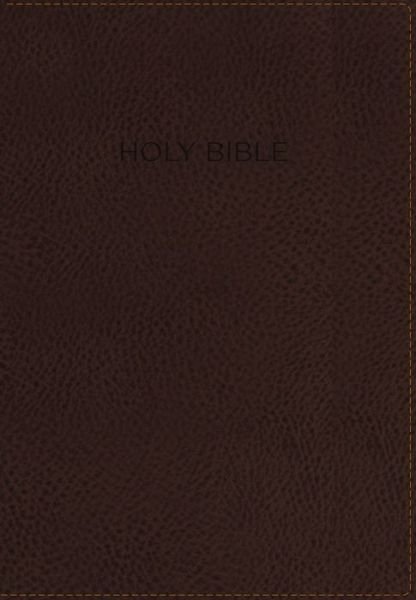 Cover for Thomas Nelson · KJV, Foundation Study Bible, Leathersoft, Brown, Red Letter Edition (Leather Book) [Black Imitation] (2015)