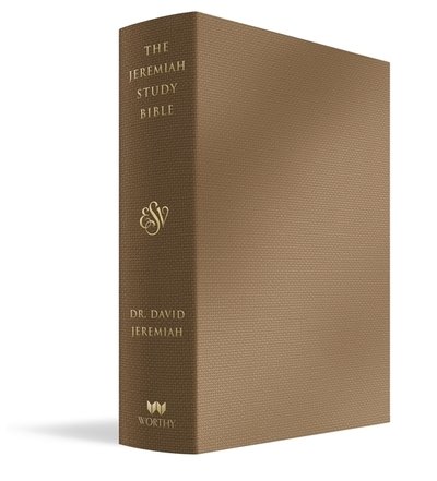 Cover for Dr. David Jeremiah · The Jeremiah Study Bible, ESV, Bronze LeatherLuxe®: What It Says. What It Means. What It Means for You. (Inbunden Bok) (2020)